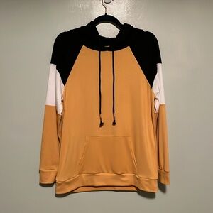 Unisex NWOT Color Block Hoodie - size Med